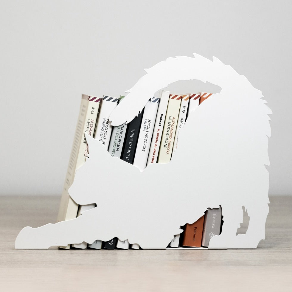 UNA SAGOMA!  ferma libri di design, in metallo, a forma di gatto –  Donarturo _ pet inspired design