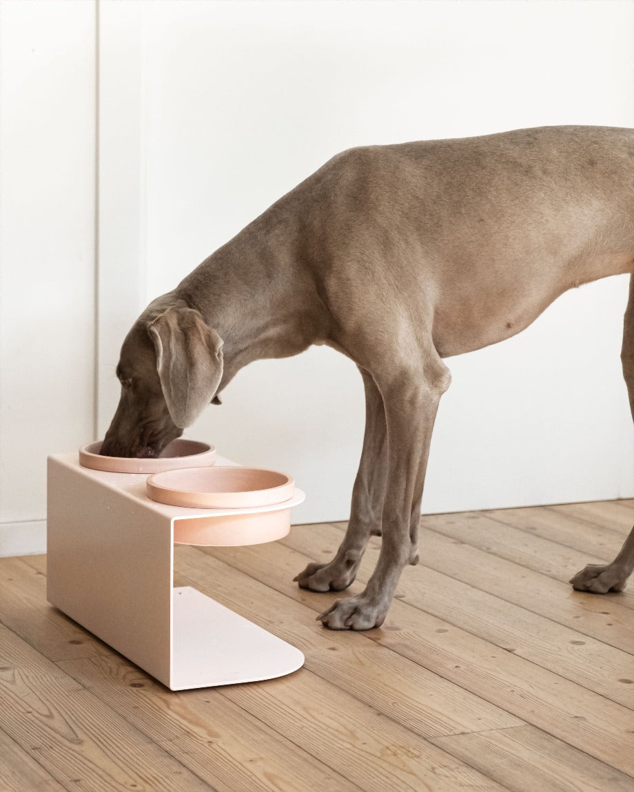Porta ciotole per cani grandi design Donarturo 