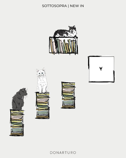Sottosopra Layout compositivo mensole per gatti  DONARTURO