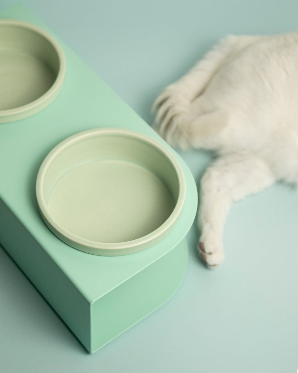 Bowl stand Punto e virgola porta ciotole design Donarturo