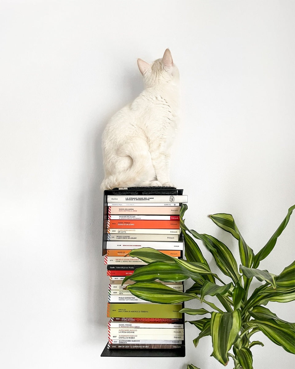 Torre mensola sospesa per gatti libreria DONARTURO design