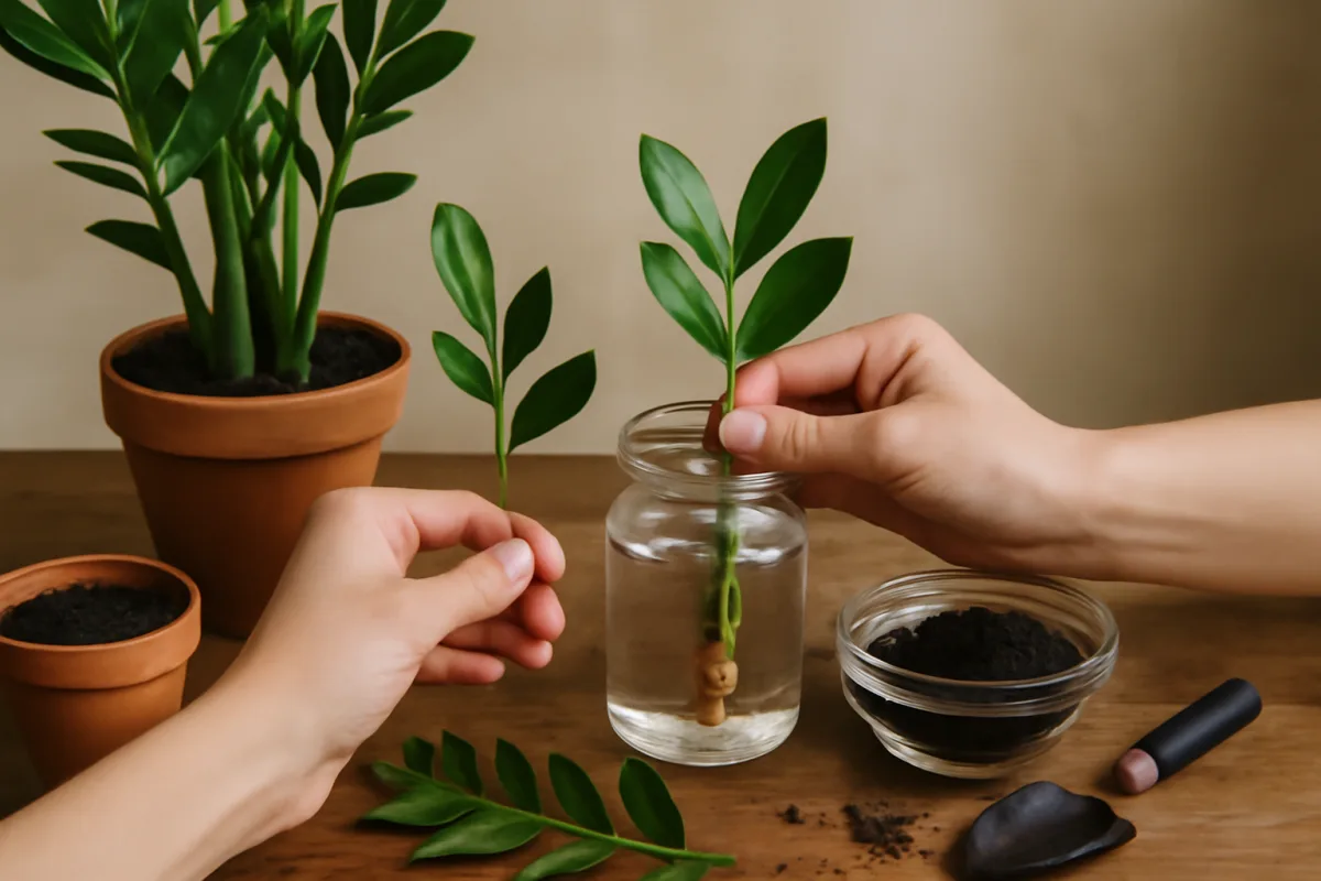 Propagare la zamioculcas: il trucco per ottenere nuove piante sane partendo da una sola