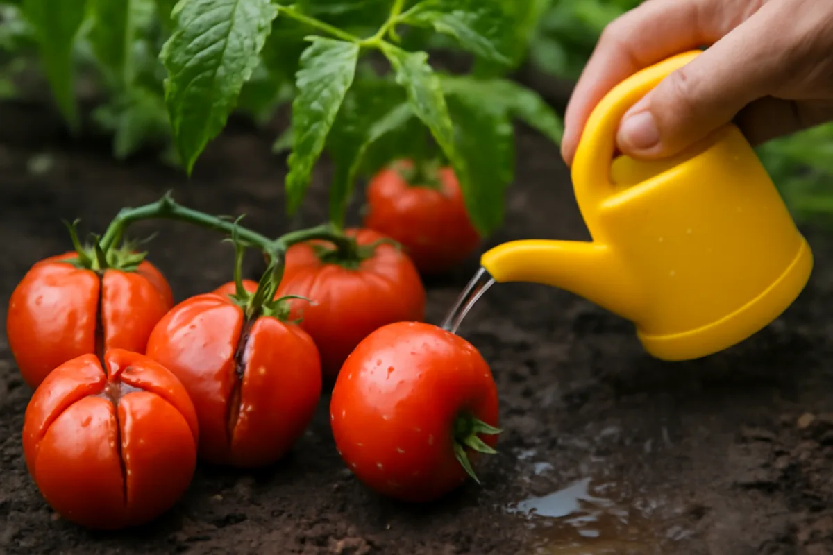Pomodori che si spaccano dopo la pioggia: la strategia semplice per evitarlo senza sprechi