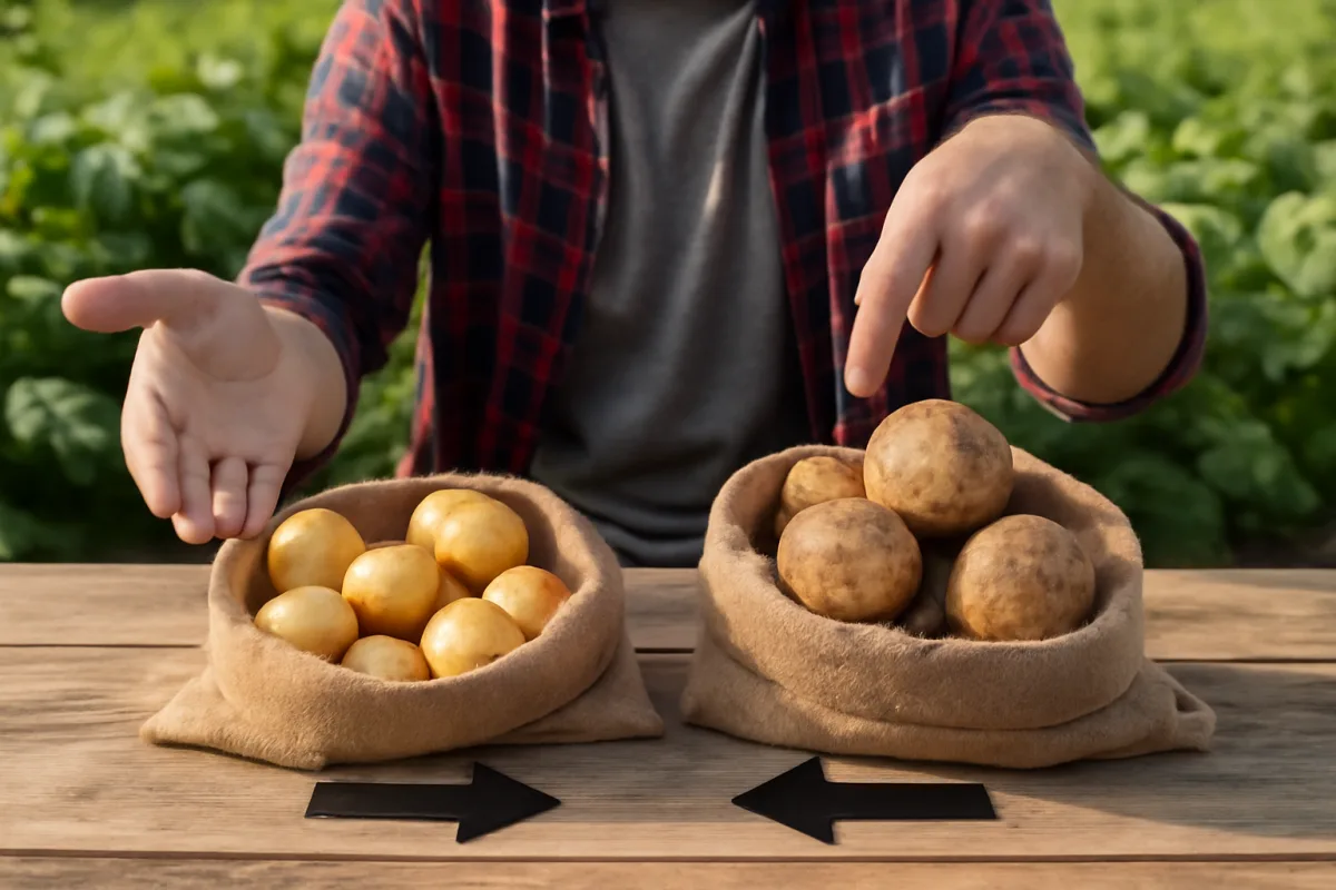 Scegliere tra patate novelle e patate da conservazione: il segreto per una coltivazione senza sorprese