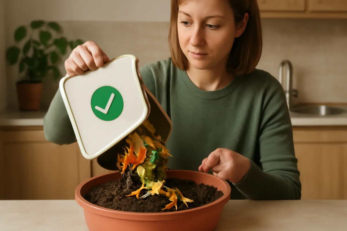 Compost fatto in casa senza cattivi odori: il trucco che semplifica tutto