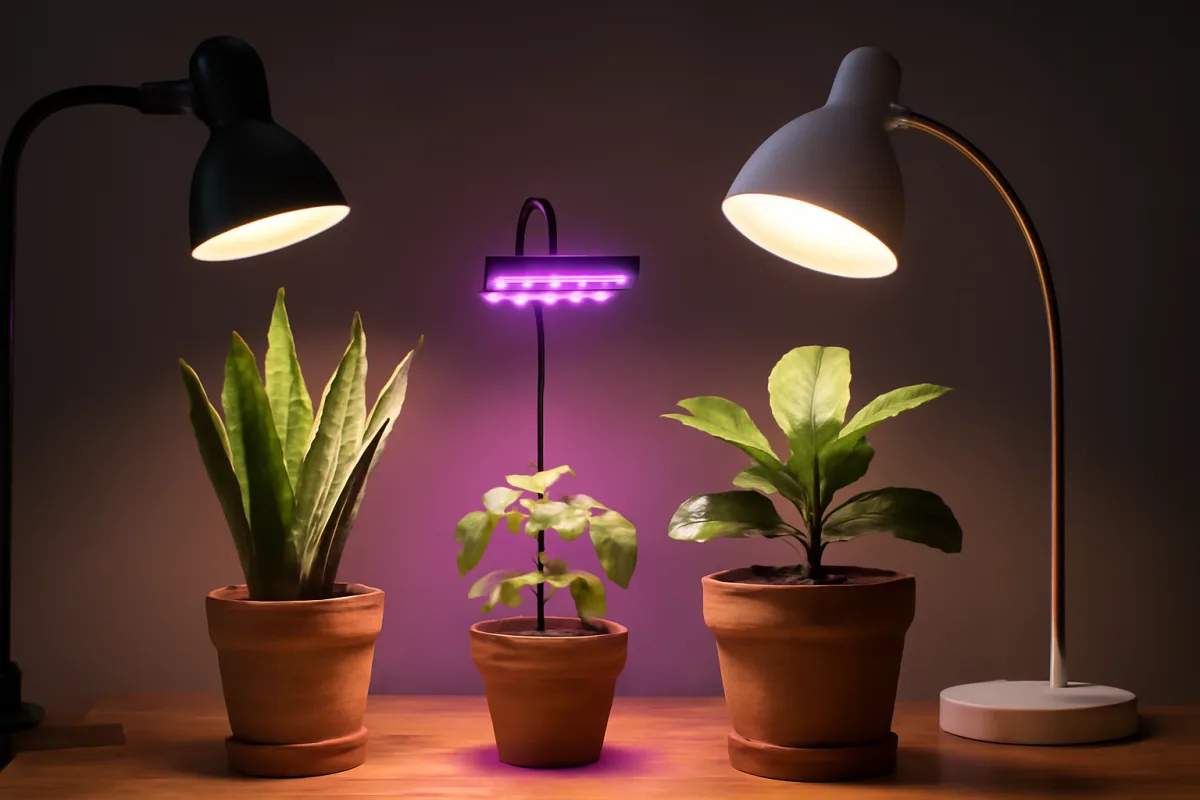 Luce artificiale per piante: quali lampade usare e come disporle per risultati ottimali