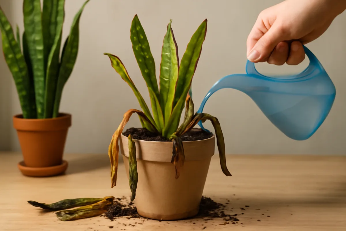 Sansevieria che marcisce: gli errori più comuni nell’innaffiare e come evitarli