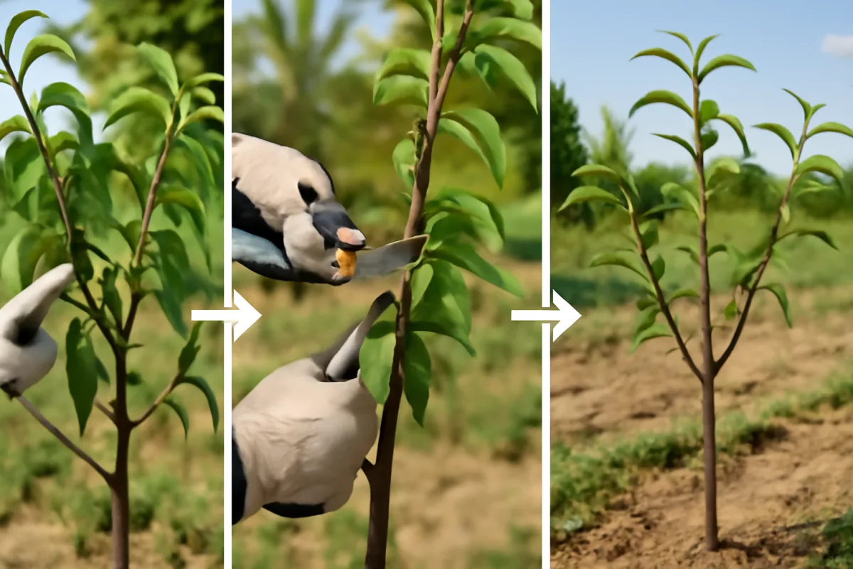 Come si pota un albero di pesco giovane? I tre passi indispensabili per garantirne salute e produzione