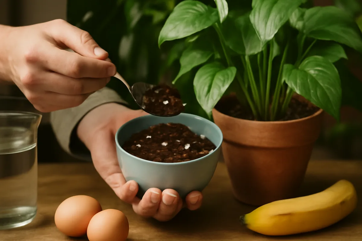 Concime naturale per piante verdi: ingredienti semplici per risultati visibili in pochi giorni