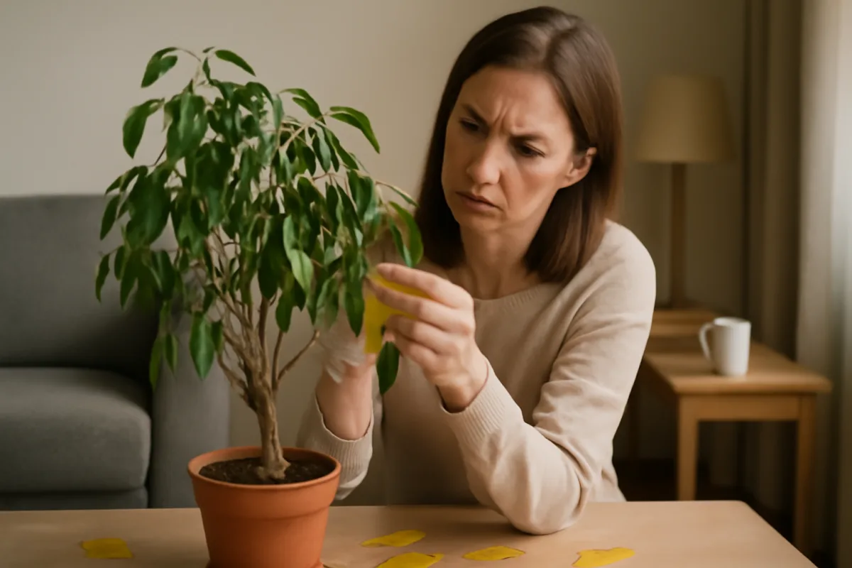 Ficus benjamin che perde le foglie: quando preoccuparsi e quali rimedi adottare subito