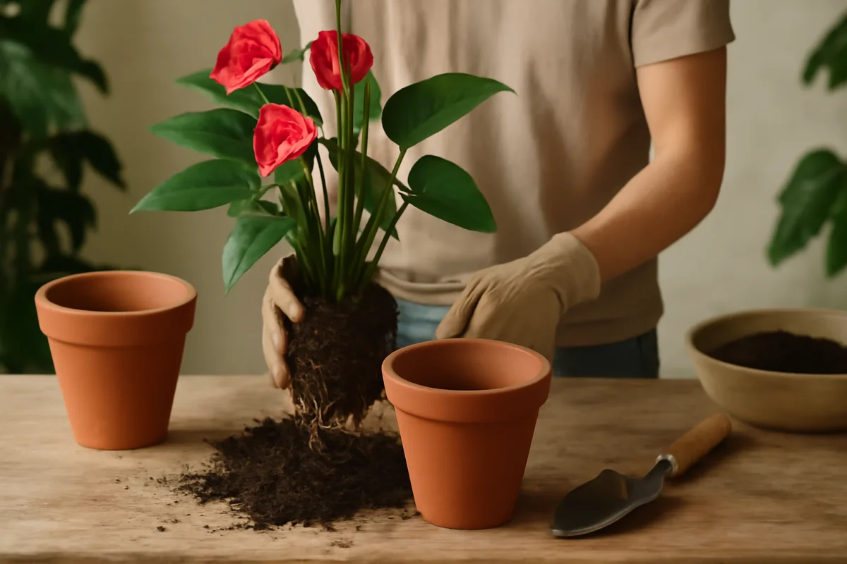 Come rinvasare l’anturio: i passaggi fondamentali per stimolare fioriture sorprendenti