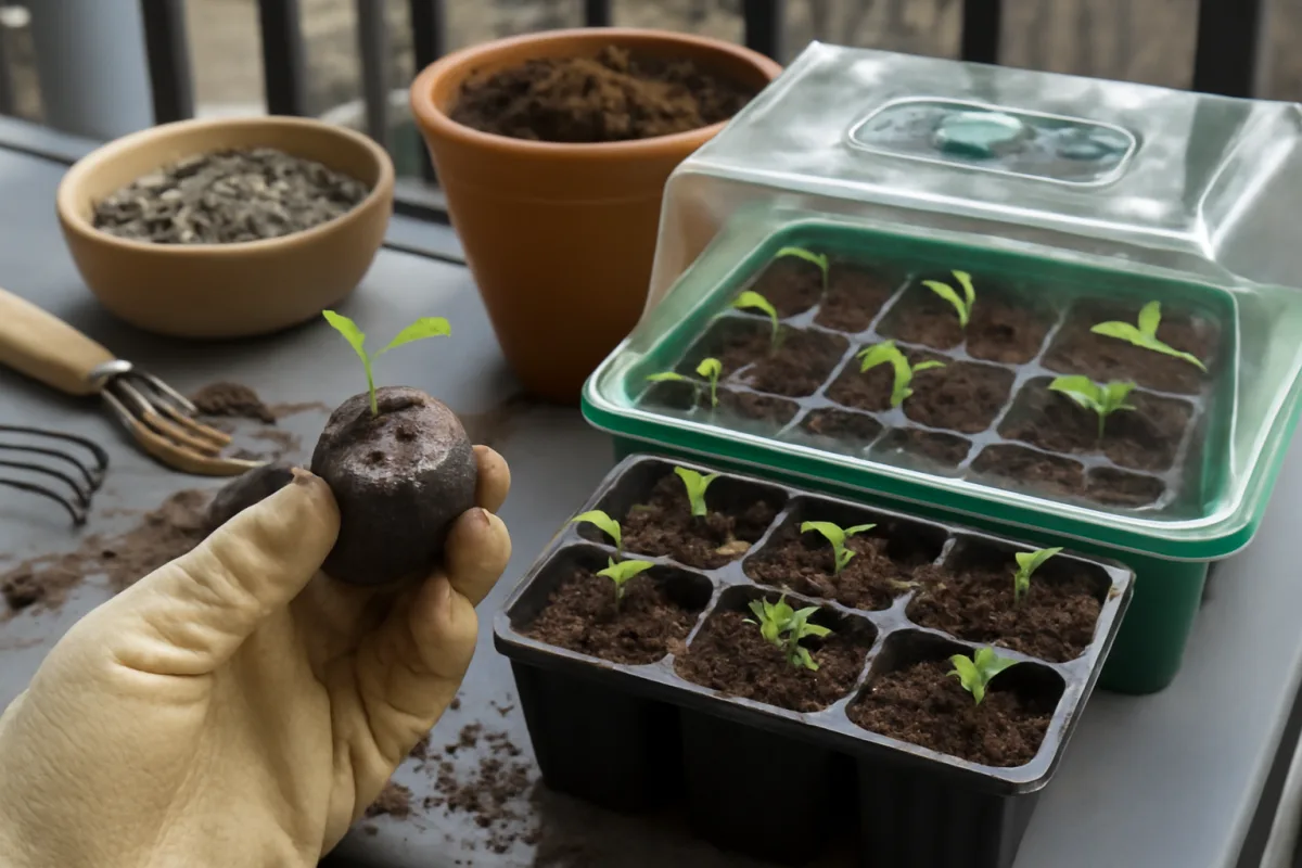 Substrati per semenzai e mini serra da balcone: come evitare muffe e malattie nelle prime settimane